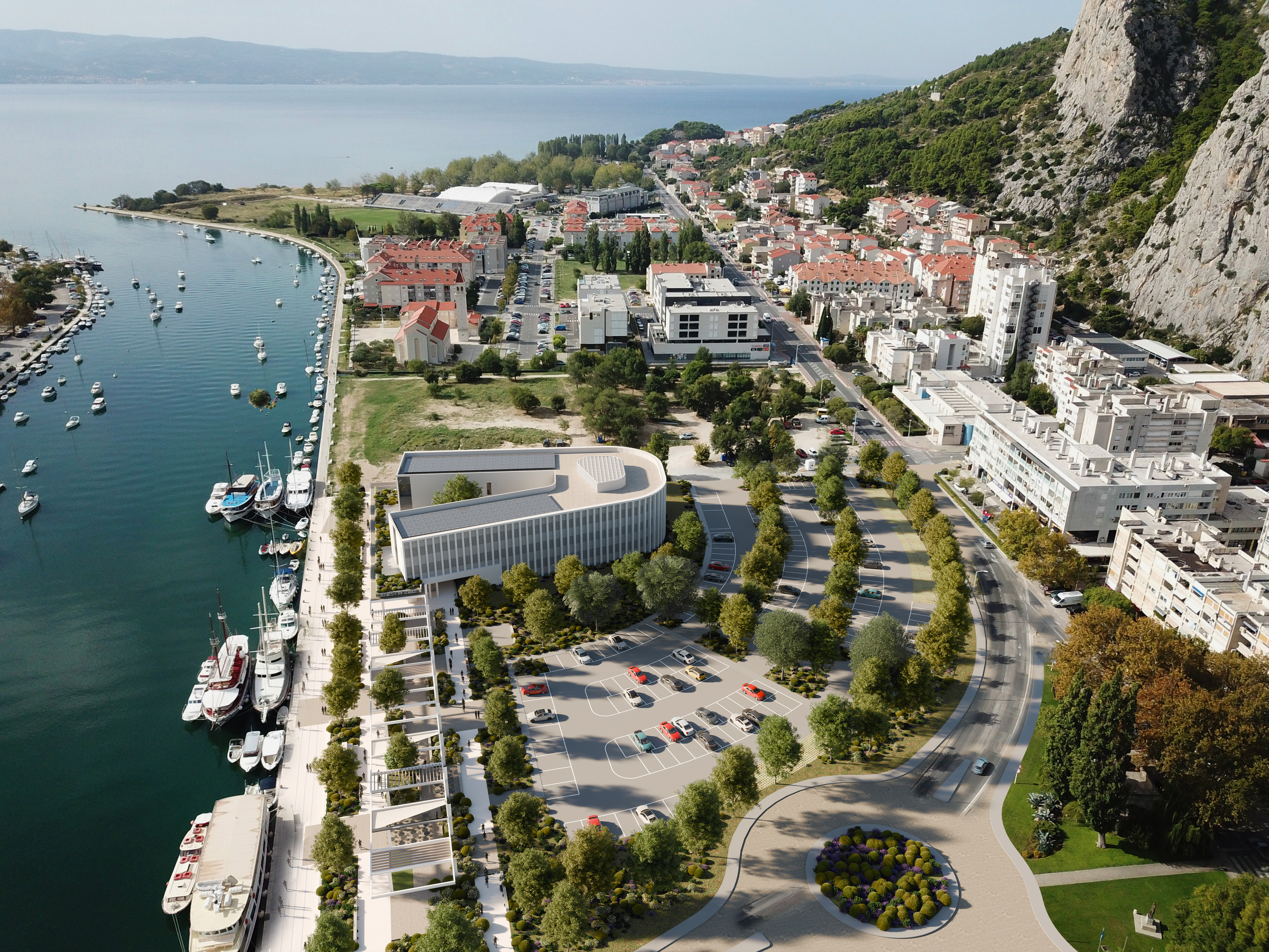 Zgrada gradske uprave i gradske knjižnice u Omišu